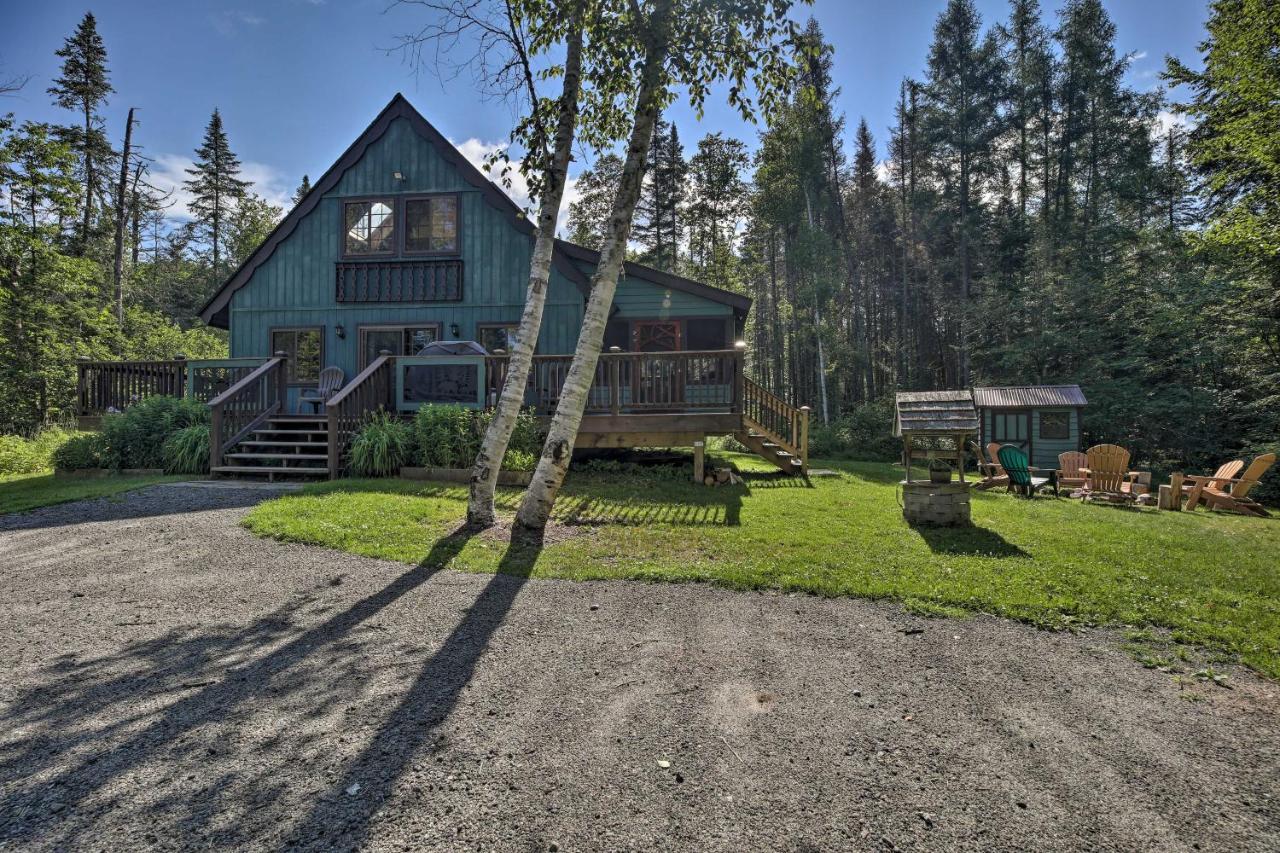 Lake Placid Chalet Deck And Forest Views! Exterior photo